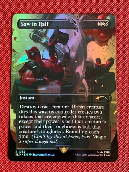 Saw in Half SLD # 1755 Foil