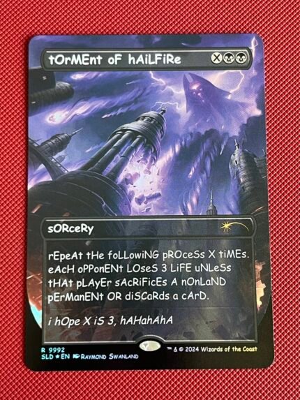 Torment of Hailfire SLD # 9992 Foil