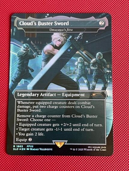 Umezawa's Jitte-Cloud's Buster Sword SLD #1865 Foil