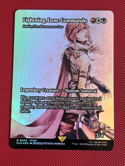 Isshin, Two Heavens as One-Lightning, Lone Commando FCA # 0054 Foil