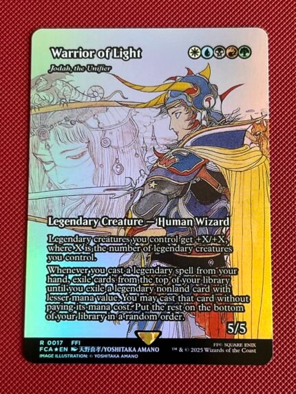 Jodah, the Unifier-Warrior of Light FCA # 0017 Foil
