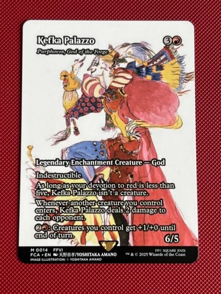 Purphoros, God of the Forge-Kefka Palazzo FCA 014 Holo