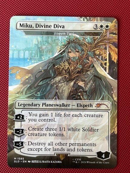 Miku, Divine Diva-Elspeth Tirel SLD 1585 Holo