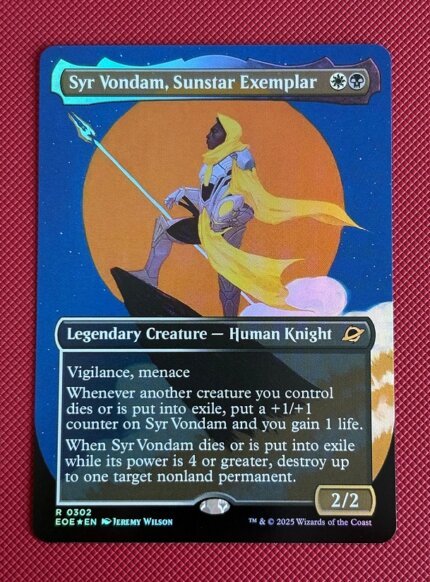 Syr Vondam, Sunstar Exemplar EOE 0302 Foil