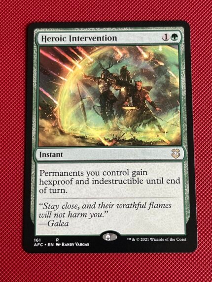 Heroic Intervention AFC 161 Holo