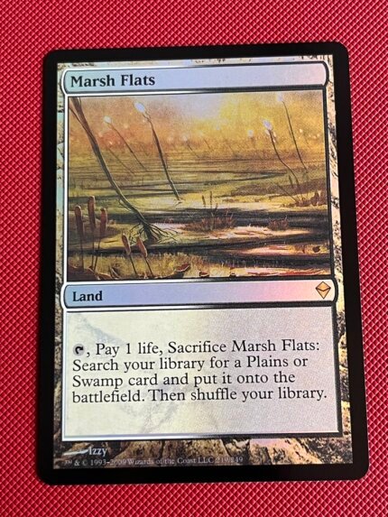 Marsh Flats Zendikar 219 Foil