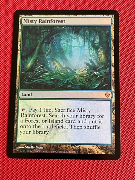 Misty Rainforest Zendikar 220 Foil