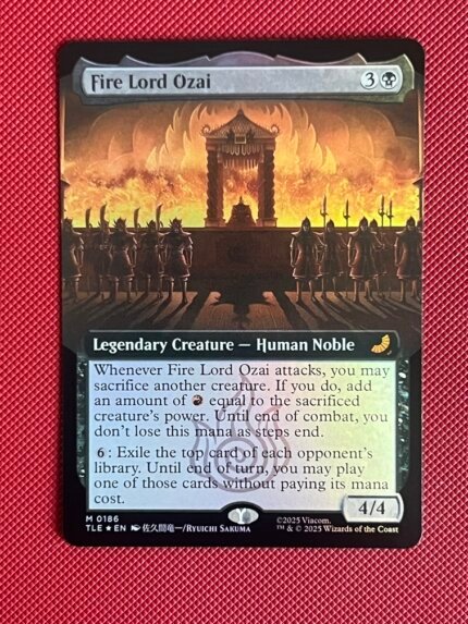 Fire Lord Ozai TLE 186 Foil