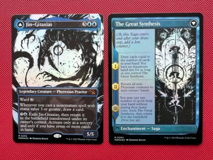 Jin-Gitaxias//The Great Synthesis MOM 0294 Foil