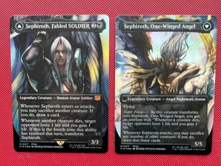 Sephiroth, Fabled SOLDIER//Sephiroth, One-Winged Angel FIN 317 Foil