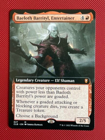 Baeloth Barrityl, Entertainer CLB 627 Holo