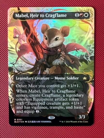 Mabel, Heir to Cragflame BLB 351 Raised Foil