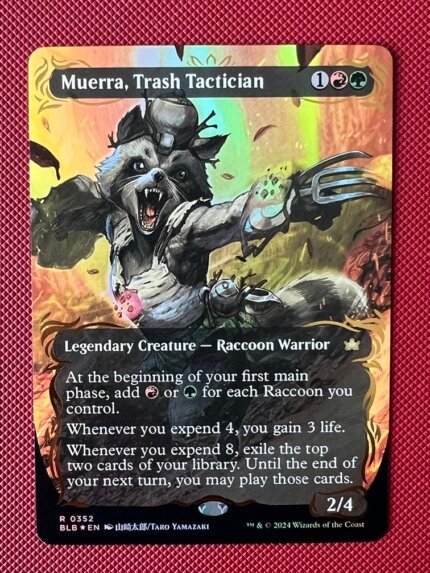 Muerra, Trash Tactician BLB 352 Raised Foil