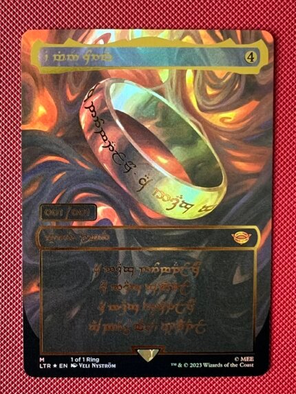 The One Ring Serialized 001 Raised Foil