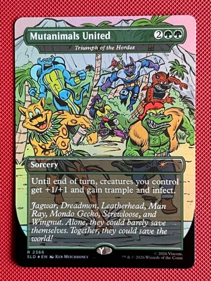 Triumph of the Hordes-Mutanimals United SLD 2366 Foil