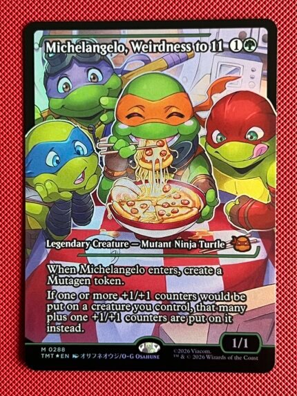 Michelangelo, Weirdness to 11 TMT 288  Foil