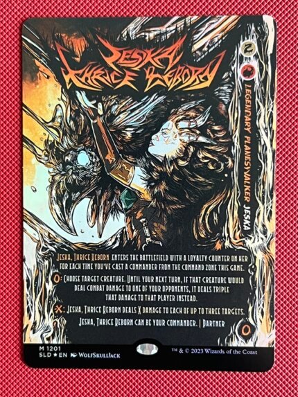 Jeska, Thrice Reborn SLD 1201 Foil