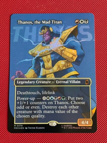 Thanos, the Mad Titan MSH 376 Foil