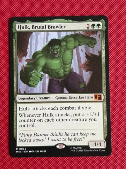 Hulk, Brutal Brawler MSC 833 Holo