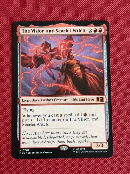 The Vision and Scarlet Witch MSC 707 Holo