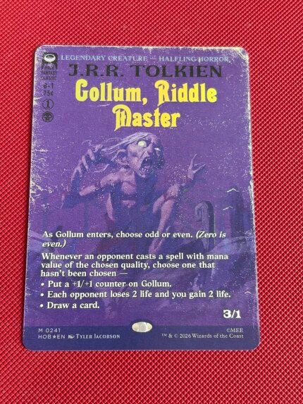 Gollum, Riddle Master HOB 241 Foil