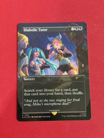 Diabolic Tutor SLD 1592 Foil
