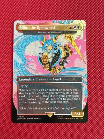 Feather, the Redeemed-Miku, the Renowned SLD 1602 Foil