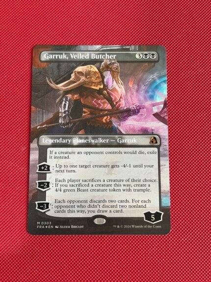 Garruk, Veiled Butcher FRA 303 Foil