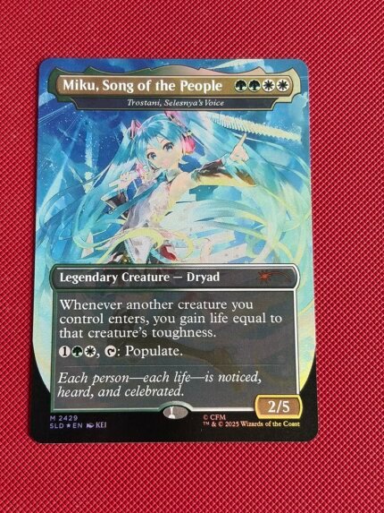 Trostani, Selesnya's Voice-Miku, Song of the People SLD 2429 Foil