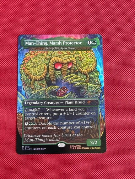 Bristly Bill, Spine Sower-Man-Thing, Marsh Protector SLD 2621 Foil
