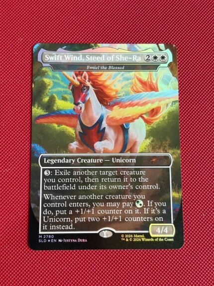 Emiel the Blessed-Swift Wind, Steed of She-Ra SLD 2780 Foil