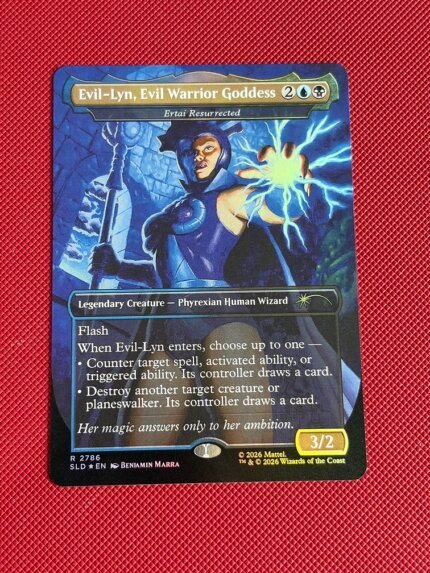 Ertai Resurrected-Evil-Lyn, Evil Warrior Goddess SLD 2786 Foil