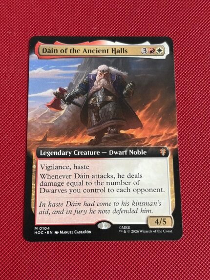 Dáin of the Ancient Halls HOC 104 Holo