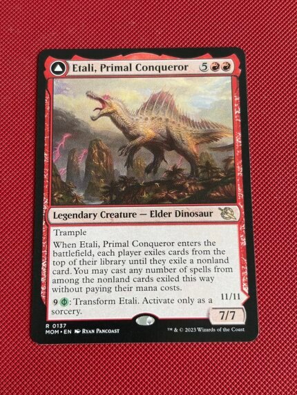 Etali, Primal Conqueror//Etali, Primal Sickness MOM 137 Holo
